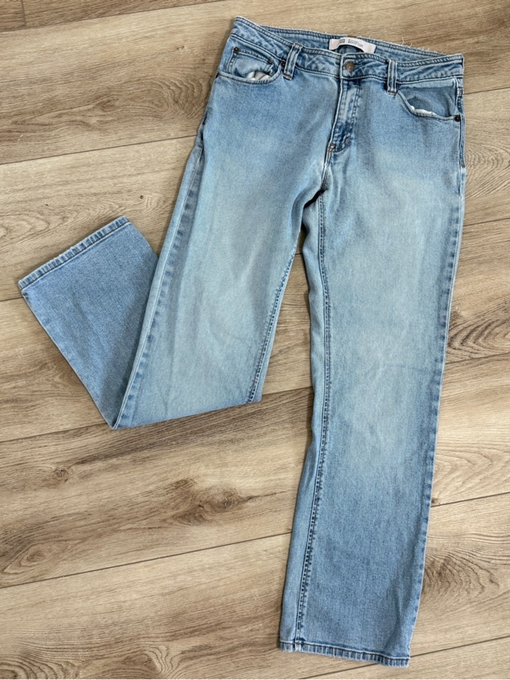 GAP 2010 Boot Cut Light Wash Blue Denim Jeans Mid Rise size 12‎ LONG
